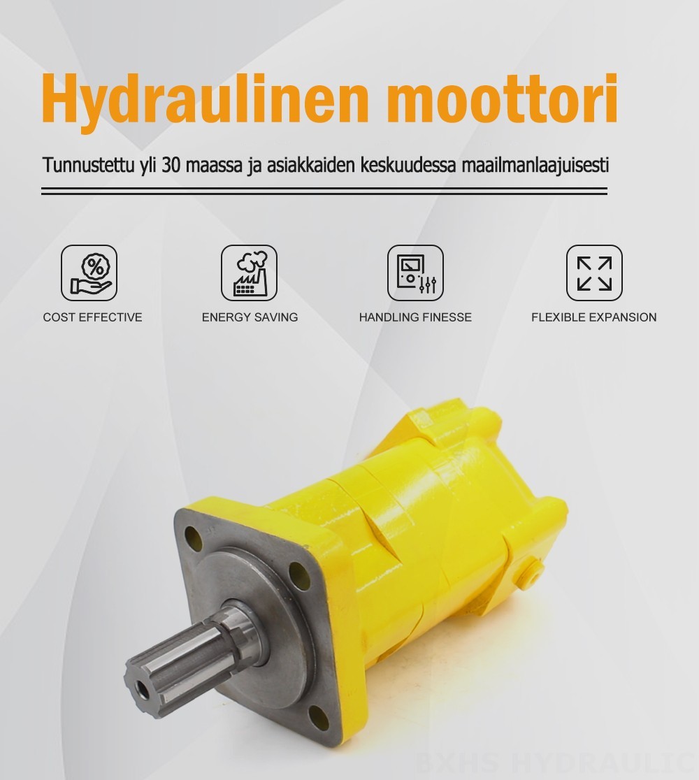 BM5_sykloidihydraulimotori-2 100 cc/kierros 75 l/min Hydraulimoottori